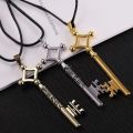 Asunygiro SUMENG 2024 Attack On Titan Necklace Eren Key Shingeki No KyojPortable in Pendant Fashion Vintage Retro Anime Jewelry For Men Cosplay. 