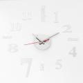 Stick On Wall Clock DIY Large Modern Design Decal 3D Stickers GYM Cafe Office. 