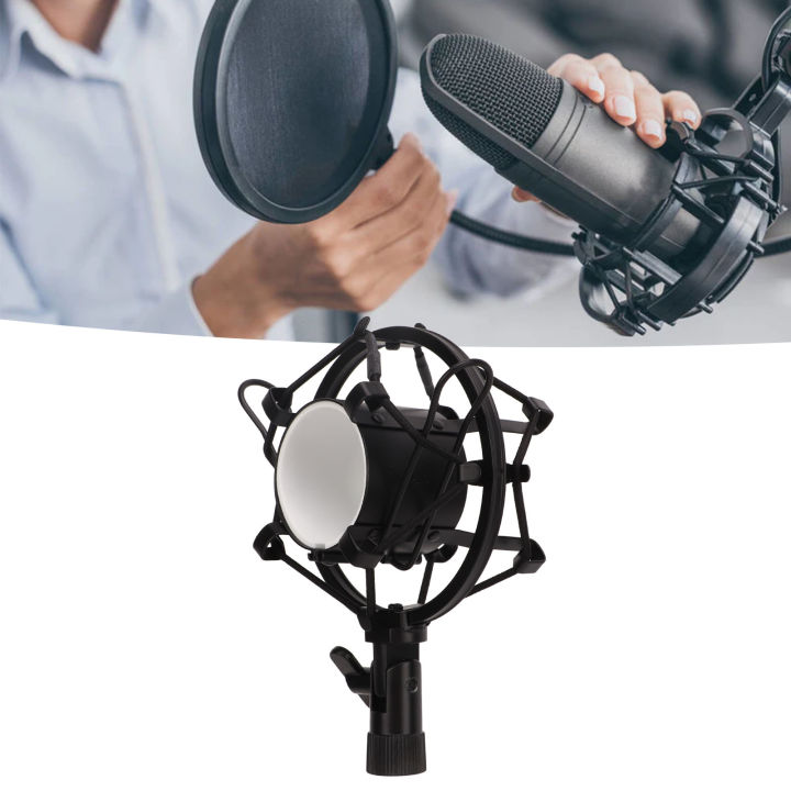 Microphone%20Shock%20Mount%20Mic%20Holder%20Anti%20Vibration%20Spider%20Shockmount%20Non%20-%20Image%202