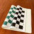 memory chess Portable Soft Rollable Chess Board Durable Leather Tournament Chess Mat Foldable International Chess Board Easy to UseWooden Toys. 