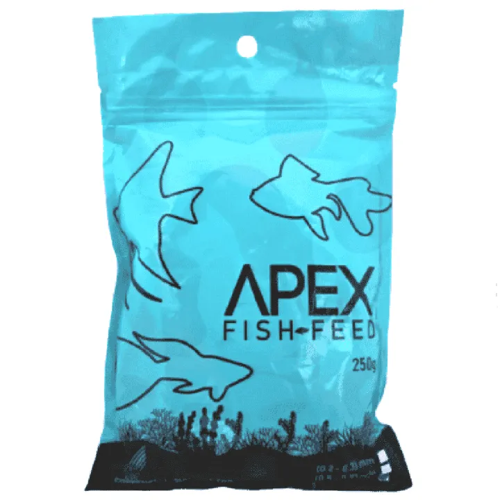Apex Aquarium Fish Food 250g Fish Feed 0.5mm High Protein Fry Feed  Protein 56% Baby Fish Feed