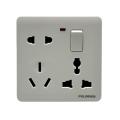 Universal Wall Switch Socket Fulimen - Multi Plug - Multi Socket Outlet -Plug Base 5 Hole Switched Socket Outlet - FULINMEN. 