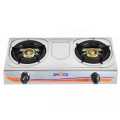 Double Gas Cooker Stainless Steel Cosmo Burner. 