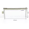 Simple Transparent Mesh Pencil Case Office Student Pencil Cases School Supplies Pen Box. 