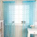 Window Line Curtain Love Heart String Curtain Solid Color Room Divider Door Curtain *2M Elegant Tassel Curtain Home Decor. 
