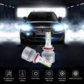 2 Pcs KAIER V6 LED H8/H11/H16 BULB 6000k Car LED Headlight Hi/Lo Turbo Light Bulbs. 