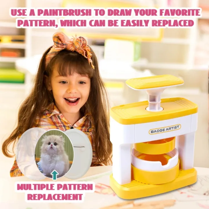 %E3%80%90The%20Quiet%20Page%E3%80%91Diy%20Pin%20Badge%20Button%20Maker%20Badge%20Maker%20Press%20Machine%20Safe%20And%20Easy%20To%20Use%20For%20Toy%20Girls%20And%20Children%20Creativity%20-%20Image%205