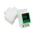 Voltage Current KWH Electric Energy Monitor Meter AC80-270V 110V 220V 100A VOLT AMP Voltmeter Ammeter Wattmeter Din Rail. 