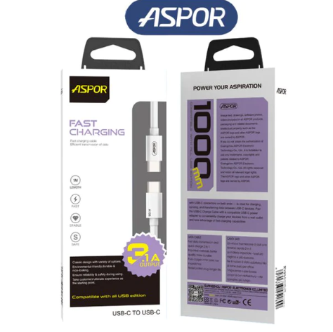 Aspor%20A108%201M%20100W%20Type%20C%20to%20Type%20C%20PD%20Cable,%20Safe%20charge%20Speed%20%E2%80%93%203.1%20A%20Output%20-%20Image%203