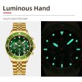 REWARD brand fashion business, sporty, waterproof, luminous timing, date, stainless steel quartz men's watch. 