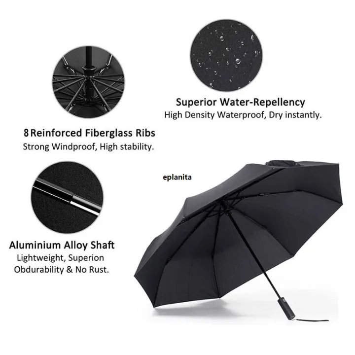 Xiaomi%20Konggu%20Umbrella%20Automatic%20Folding%20Sun%20Umbrella%20Sun%20Protection%20Umbrella%20Unisex%20Business%20Windproof%20Waterproof%20UV%20Parasol%20Sunshade%20UPF%2050+%20Umbrella%20-%20Image%206