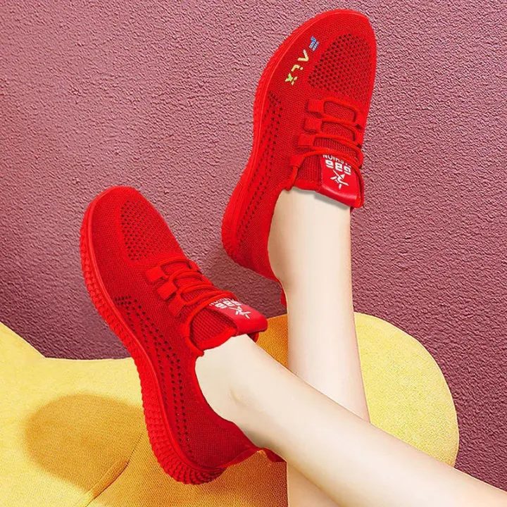 Women's%20Sports%20Shoes2023Spring%20and%20Summer%20New%20Fashion%20Shoes%20Korean%20Style%20Fly%20Mesh%20Red%20Shoes%20All-Matching%20Mesh%20Surface%20Shoes%20Casual%20Women's%20Shoes%20-%20Image%204