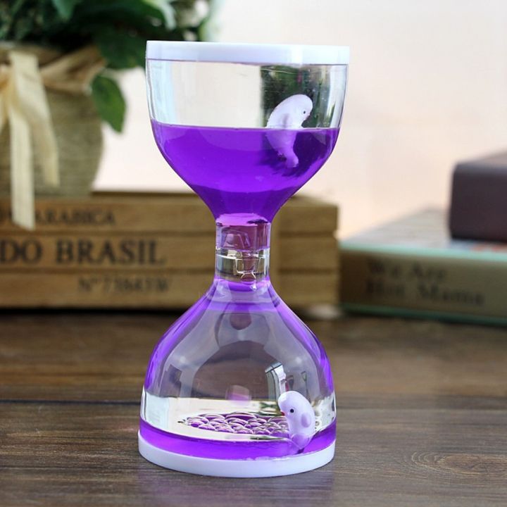 Oil Based Visual Timer 【DIV MALL】Dolphin Liquid Motion Bubbler Timers, Oil Hourglass Sensory ...