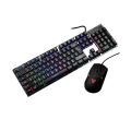 Fantech KX302s Mouse And Keyboard Combo 104Key English Keyboard 8000DPI Adjusted Professional Wired Mouse For Mouse Gamer. 