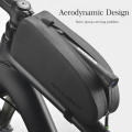 ROCKBROS Bicycle Bags Waterproof Cycling Top Front Tube Frame Bag Large Capacity MTB Road Bicycle Pannier Black Bike Accessories. 
