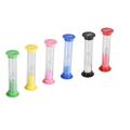 6pcs/ Set Sand Glass Timer Hourglass for Cooking Baking Game Exercise Decoration. 