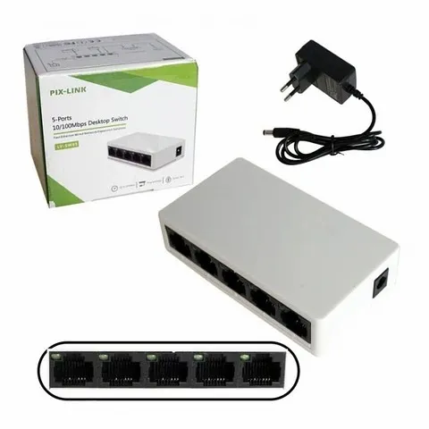 PIXLINK%205%20Port%20Network%20Switch%20and%20PIXLINK%208%20Port%20Network%20Switch%20with%20Pulg%20and%20Play%20Easy%20installation%20with%20Green%20Technology%20-%20Image%207