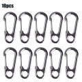 【ThinkWay】20Pcs Mini Carabiners Clips Alluminum Alloy D Type Carabiner Keychain Spring Lock Snap Hook for Bag. 
