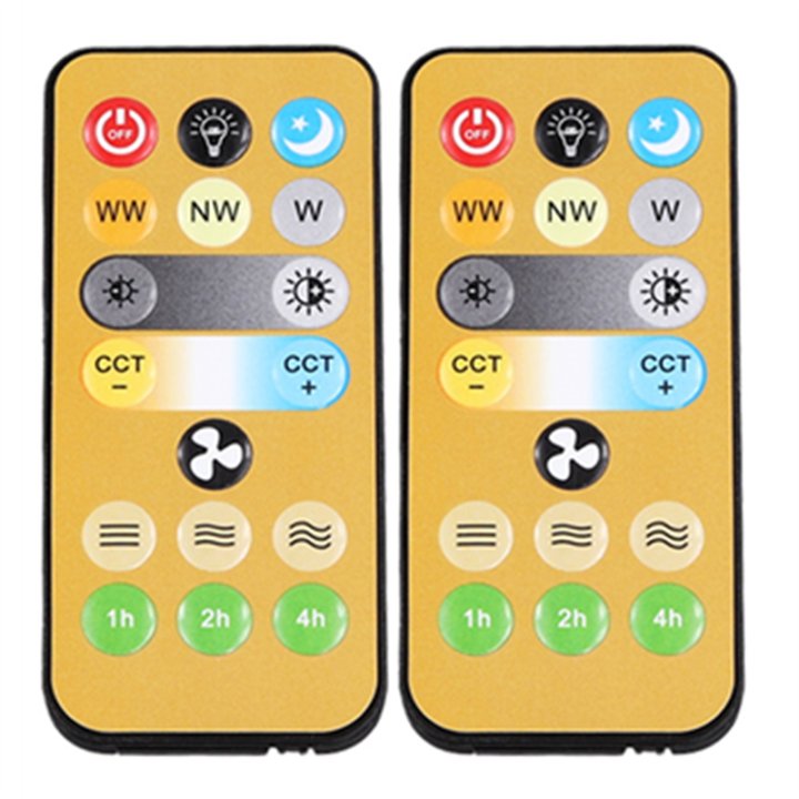 Wireless Switches for E27 Ceiling Fan Light 3-Speed Timing Remote Control 1-4h Timing Remote Control