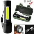 Flashlight Mini Powerful 2 Way LED USB Rechargeable Flash Light Torch Lamp. 