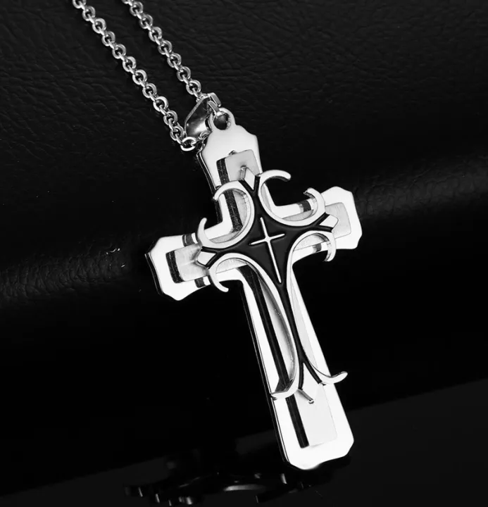 Cross%20Pendant%20Necklaces%20For%20Men%20Women%20Teens%20Punk%20Gothic%20Trendy%20Cross%20Necklace%20-%20Image%205
