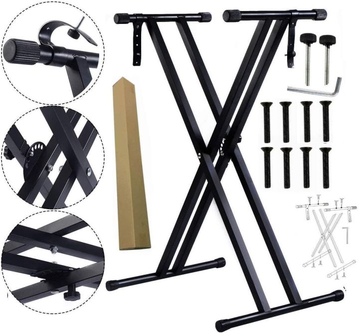 Keyboard%20Stand%20-%20Portable/Double%20Bar%20/Solid%20/Heavy%20Duty%20(Piano%20Stand)%20For%20YAMAHA,CASIO,ANY%20-%20Image%204