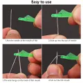 5 Pcs Mini Sewing Machine Needle Threader With Hook Plastic Needle Insertion Tool Elderly Quick Automatic Changer Craft Accessories. 