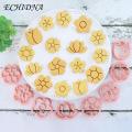 Flower Cookie Cutter 3d Flower Shape Cookie Cutters Set Diy Fondant Cake Mould Baking Pastry Bakeware Kitchen Supplies Fondant Cookie Cutter. 
