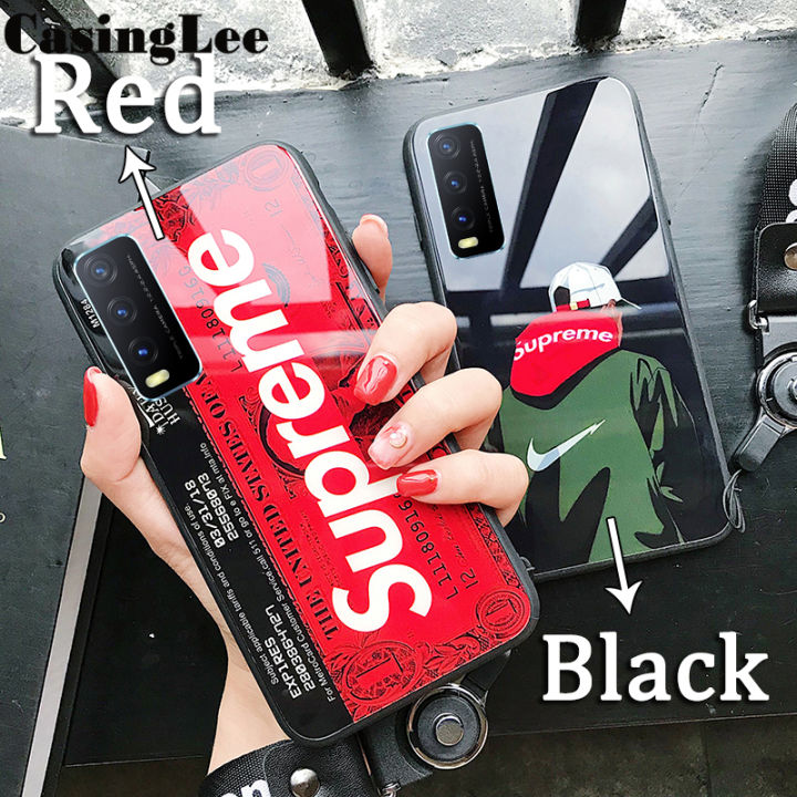 Casinglee%20for%20VIVO%20Y20%20Case%20Tempered%20Glass%20Protector%20Mirror%20Couple%20Back%20Cover%20SUP%20Supreme%20Design%20VIVO%20Y20%20case%20cover%20For%20girls%20and%20Boys%20-%20Image%207