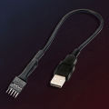 9Pin Male to External USB A Male PC Mainboard Internal Data Extension Cable 20cm. 