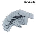 Garden PP Fence Edging,10Pcs Home Garden Border Edging Plastic Fence Stone DIY Landscape Fence Fit for Lawn Flow. 