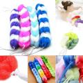 02 Pcs Bath Brushes  Back Scrubber Bath Shower Mesh Sponge Exfoliating Body Brush Wash Nylon Puff Spa(02 Pcs In Set). 