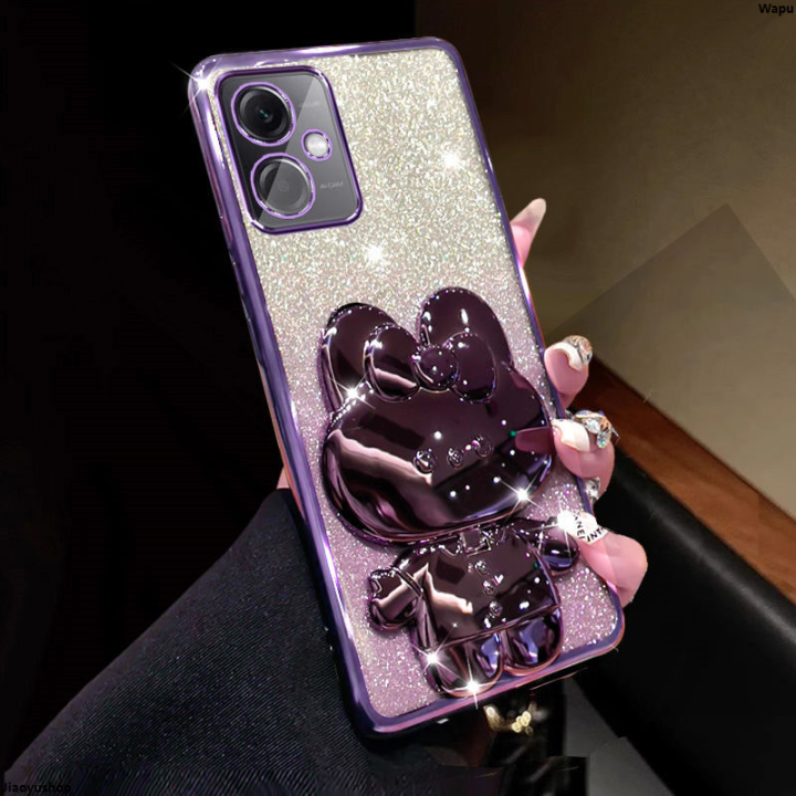 WapuOriginal%20JiaoyushopFor%20Xiaomi%20Redmi%20Note%2014%20/%20Note%2014%20Pro%20/%20Note%2014%20Pro+%20Plus%204G%205G%20Back%20Cover%20with%20Cute%20Rabbit%20Makeup%20Mirror%20Stand%20Luxury%206D%20Plating%20Shiny%20Glitter%20Stylish%20Girls%20Phone%20Case%20Clear%20Soft%20Silicone%20Protective%20Cases%20Pouch%20-%20Image%209