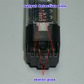 MABUCHI SZ-286XB-1880 Compensating Carbon Brush Motor 5V-12V 18mm Square 6-Pole Rotor 20mm Long Shaft. 
