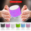 Mini Bluetooth Wireless Speaker, Compact Portable Subwoofer with Colorful LED Lights, USB/TF Card Support, Perfect for Travel. 