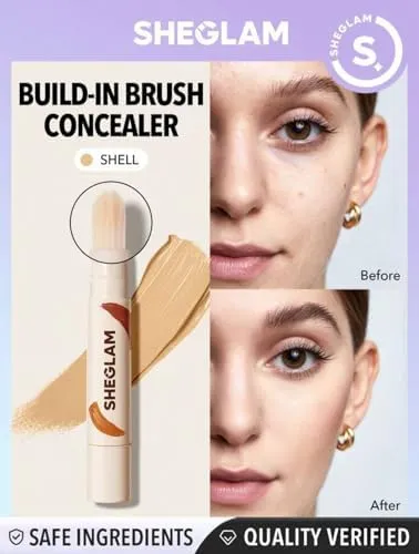 SHEGLAM%20Perfect%20Skin%20High%20Coverage%20Concealer%20-%20Liquid%20Concealer%20Brush%20Moisturizing%20Weightless%20All%20-%20Day%20Hydrate%20Concealer%20Makeup%20(Shell)%20%20FROM%20DUBAI%20(SAM)%20-%20Image%203