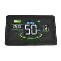H6C Electric Bike LCD Display Meter 24V-60V E Scooter LCD Panel Color Screen With USB UART For Electric Bike Replacement Parts Accessories (SM 5PIN). 