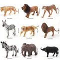 New F imulation Wild Animal Model Africa Animal Elephant Lion Giraffe Bear Action Figure Wildlife Hippo Zebra Crocodile Figurine Kid Eductional Toy Gift. 