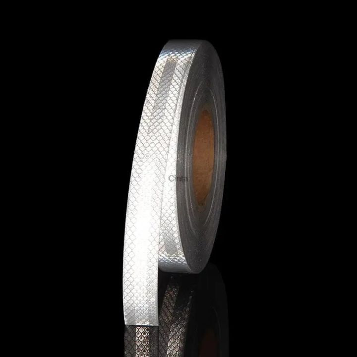 25MMX3M Red White Yellow Micro Priatic Sheeting Reflective Tape Stickers Bike Reflector Stickers Bicycle Light Reflectors Tape