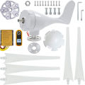 12V 1200W Wind Generator with Charger Controller 5 Blades S-Type Minitype Wind Turbine Generator Kit Clear Energy Windmill for Home Highways Boats. 