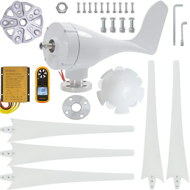 12V%201200W%20Wind%20Generator%20with%20Charger%20Controller%205%20Blades%20S-Type%20Minitype%20Wind%20Turbine%20Generator%20Kit%20Clear%20Energy%20Windmill%20for%20Home%20Highways%20Boats%20-%20Image%206
