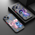 Disney Stitch Cute For iPhone 14 13 12 11 Pro Max XS Max X XR 7 8 Plus 6S 5S Frosted Translucent Phone Case. 