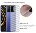 Carbon Fiber Sticker Xiaomi Redmi Poco Series Poco X3 NFC / Poco M3. 