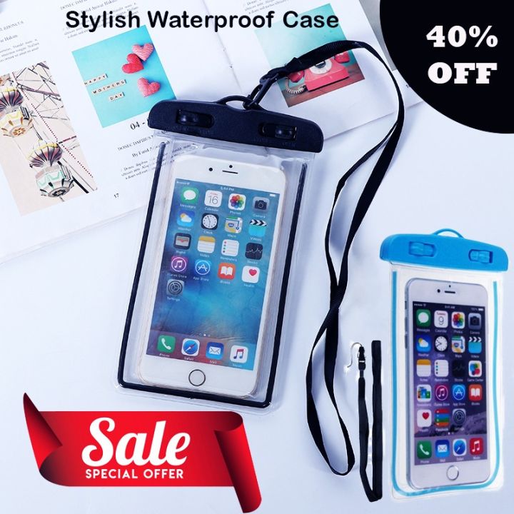 Waterproof Phone Cover Waterproof Phone Case For Iphone Samsung Xiaomi Redmi Huawei Google Swimming Dry Bag Underwater Case Water Proof Bag Mobile Phone Coque Cover Waterproof Cover for Mobile Phones And Tablets