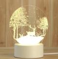 Newest LED Lamp Creative 3D LED Night Lights Novelty Illusion Night Lamp 3D Illusion Table Lamp For Home Decorative Light. 