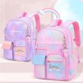 2022 New Primary School Backpack Cute Colorful Bags for Girls Princess School Bags Waterproof Children Rainbow Series SchoolbagsBasketball. 