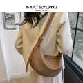 MATEYOYO Women Shoulder Bag Dumpling Bag Soft PU Waterproof Bags Large Capacity Crossbody Bag Lightweight Bag Casual Bags Fashion Sling Bag For Women Ladies Female. 