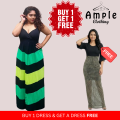 Ample Halter Neck Dress - Buy 1 Get 1 Free Dress. 