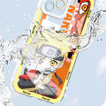 Hontinga for Samsung Galaxy J2 Prime Back Cover Cartoon Naruto Print Crystal Phone Case Transparent TPU Soft Mobile Cover. 