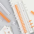 30 Hole Loose-leaf Plastic Binding Ring Spring Spiral Rings for A4 A5 A6 Paper Layor. 